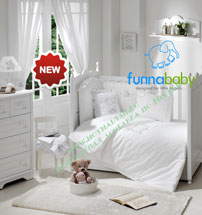Комплект постельного белья Funnababy Lovely Bear White 5 предм 140*70 NEW!
