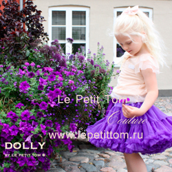  Юбочка Le Petit Tom DOLLYWOOD BEAUTY QUEEN (dark purple)